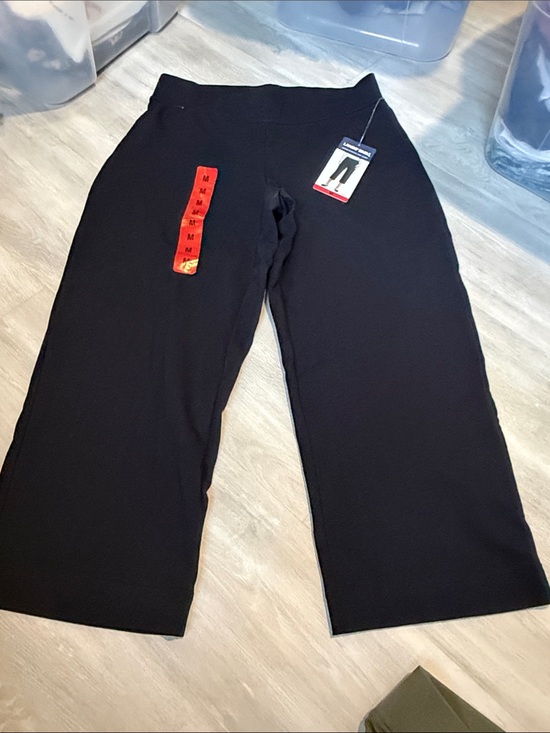 Lands' End Pants - Lands' End eomens Black Cropped pants size med